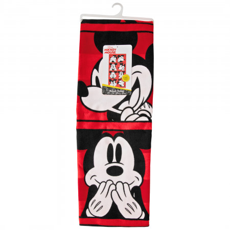 Mickey Mouse Character Microfiber 27x54" Beach Towel